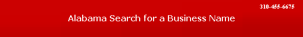 Alabama Search for a Business Name