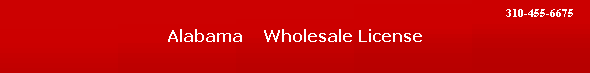 Alabama    Wholesale License