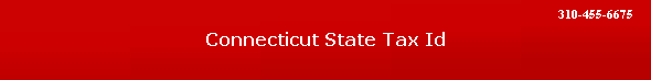 Connecticut State Tax Id