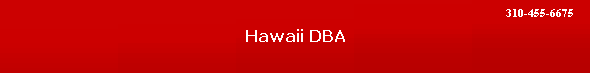 Hawaii DBA
