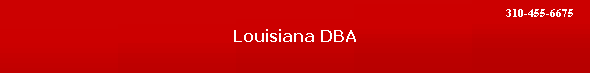 Louisiana DBA