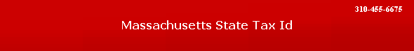 Massachusetts State Tax Id