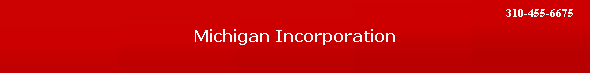 Michigan Incorporation