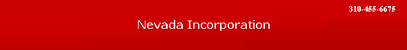 Nevada Incorporation