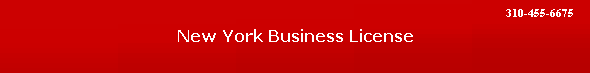New York Business License