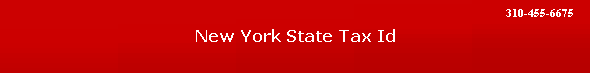 New York State Tax Id