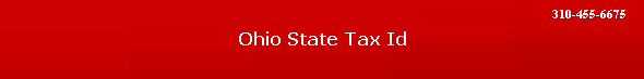 Ohio State Tax Id