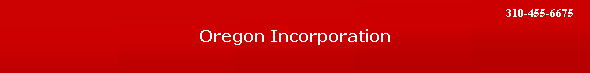 Oregon Incorporation