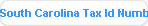 South Carolina Tax Id Number