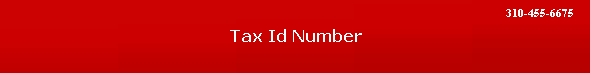 Tax Id Number