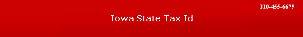 Iowa State Tax Id